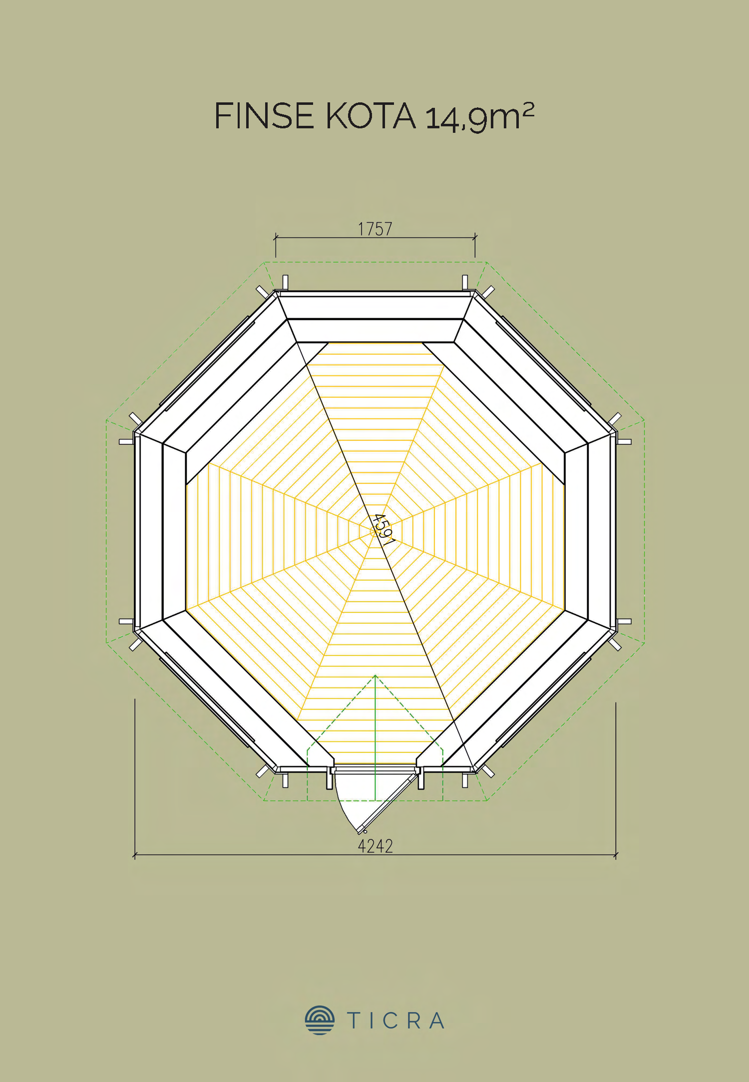 Fiche technique Kota 14,9m²